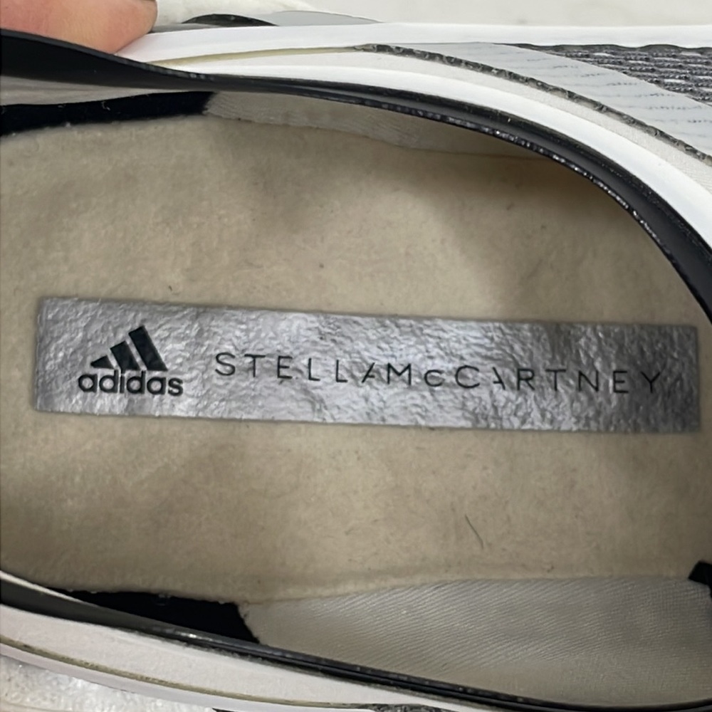 Adidas Stella McCartney Shoes PulseBoost HD Women’s 9.5 White Cream Laces G28329 - Picture 5 of 17